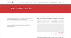 Desktop Screenshot of createx-onstage.com